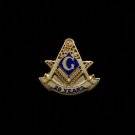 Blue Lodge 20 Years Freemason Masonic Lapel Pin