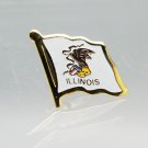 Illinois State Flag Lapel Pin Illinois State Flag Lapel Pin