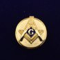 Blue Lodge Square & Compasses Masonic Button Cover Set