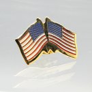 United States U.S. Dual Flags Patriotic Lapel Pin United States U.S. Dual Flags Patriotic Lapel Pin