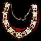Shriners Officers Masonic Freemason Collar