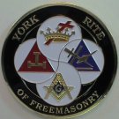 York Rite Of Freemasonry Masonic Car Bumper Sticker York Rite Of Freemasonry Masonic Car Bumper Sticker