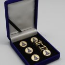 Past Master F&AM No Square Masonic Button Cover Tux Set Past Master F&AM No Square Masonic Button Cover Tux Set
