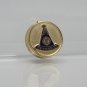 Past Master F&AM No Square Masonic Button Cover Tux Set