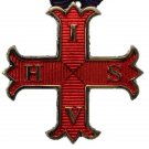 York Rite Red Cross Of Constantine Masonic Jewel & Neck Chord