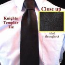 York Rite Knights Templar Crown Black Masonic Tie York Rite Knights Templar Crown Black Masonic Tie