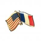 United States France Friendship Flag Lapel Pin