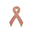 Pink Ribbon Awareness Lapel Pin