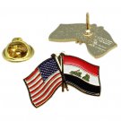United States Iraq Iraqi Friendship Flag Lapel Pin