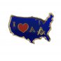 I Love A Mason Ladies Women's Masonic Freemason Lapel Pin