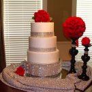 Wedding Cake Stand and Two Cake Separators