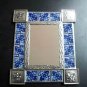 Hand Painted Talavera Tile & Embossed Tin  Mirror