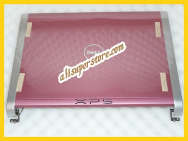 ORIGINAL DELL XPS M1330 LCD BACK COVER W/ HINGES WIRES W/ FRONT BEZEL
