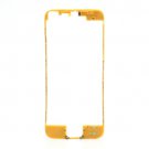 Colored LCD Supporting Frame with 3M Adhesive Sticker for iPhone 5 - Yellow