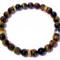 Men's Tigereye and Crystal Bracelet-Tiger Eye