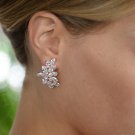Marquis Cluster Earrings - Rose Gold