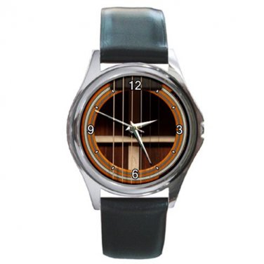 Soundhole Martin CS-D28-12 Sunburst Guitar Style Round Metal Watch