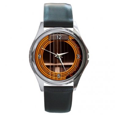Soundhole Martin D-21 Special Guitar Style Round Metal Watch