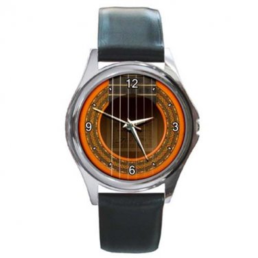 Soundhole Conde Hermanos Flamenca Guitar Style Round Metal Watch