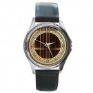 Soundhole Martin 00-45S Custom Madagascar Rosewood Guitar Style Round Metal Watch