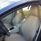 LEATHERETTE & SYNTHETIC TWO FRONT TAN (BEIGE) CAR SEAT COVERS (Fits VOLVO S40 V40 S60 S70 V70 S80)