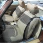 MERCEDES SL & SLC 1971-1989 MIX LEATHERETTE & SYNTHETIC TWO FRONT SEAT COVERS