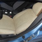 TWO FRONT CUSTOM VELOUR TAN CAR SEAT COVERS Fits VOLVO S40 V40 S60 S70 V70 С80