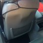 MIX LEATHERETTE & SYNTHETIC TWO FRONT RED/GRAY CAR SEAT COVERS (Fits BMW E93 CONVERTIBLE)
