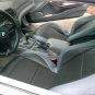 MIX L. CARBON FIBER & SYNTHETIC TWO FRONT GRAY/BLACK CAR SEAT COVERS (Fits BMW 3 E36 CONVERTIBLE)