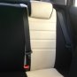 Fits FIAT BRAVO 2007-NOW MIX LEATHERETTE & SYNTHETIC FRONT & REAR SUGAR/BLACK CAR SEAT COVERS