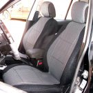 for VW AMAROK two Front Fancy Cotton & Synthetic Gray Black (K41) Car Seat Covers