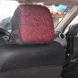 for VW AMAROK two Front Fancy Cotton & Synthetic Red Black (K45) Car Seat Covers