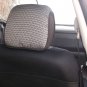 Ford Mondeo 2007â2013 two Front Fancy Cotton & Synthetic Gray Black (K41) Car Seat Covers