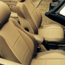 mix LEATHERETTE & SYNTHETIC TWO FRONT CUSTOM TAN (BEIGE) CAR SEAT COVERS fits VOLVO C70 1997-2005