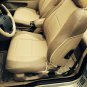 mix LEATHERETTE & SYNTHETIC TWO FRONT CUSTOM TAN (BEIGE) CAR SEAT COVERS fits VOLVO C70 1997-2005