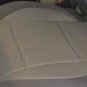 MIX LEATHERETTE & SYNTHETIC TWO FRONT CUSTOM GRAY CAR SEAT COVERS fits VOLVO S40 V40 S60 S70 V70 S80