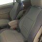mix LEATHERETTE & SYNTHETIC TWO FRONT CUSTOM GRAY CAR SEAT COVERS fits VOLVO C70 1997-2005
