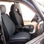 MERCEDES S-Class 1991-1998 W140 two Front Fancy Cotton & Synthetic Gray Black (K41) Car Seat Covers