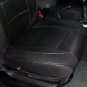 for Ford Mondeo 2007–2013 MIX L. CARBON FIBER & SYNTHETIC TWO FRONT BLACK CAR SEAT COVERS