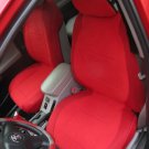 Toyota RAV4 2005–2012 TWO FRONT CUSTOM RED VELOUR SYNTHETIC CAR SEAT COVERS