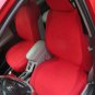 Toyota RAV4 2005&acirc;��2012 TWO FRONT CUSTOM RED VELOUR SYNTHETIC CAR SEAT COVERS