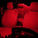 Toyota RAV4 2005–2012 FRONT-REAR CUSTOM RED VELOUR SYNTHETIC CAR SEAT COVERS