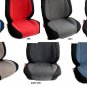 Toyota RAV4 2005–2012 FRONT-REAR CUSTOM RED VELOUR SYNTHETIC CAR SEAT COVERS