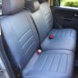 VW AMAROK FRONT REAR CUSTOM BLACK DIAMOND SYNTHETIC CAR SEAT COVERS