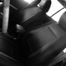 MERCEDES E-Class 1995-2002 MIX L. CARBON FIBER & SYNTHETIC TWO FRONT BLACK CAR SEAT COVERS