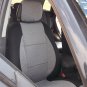 HONDA CR-V 2012-Now two Front Fancy Cotton & Synthetic Gray Black (K46) Seat Covers