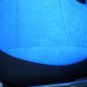 HONDA CR-V 2012-Now TWO FRONT CUSTOM BLUE/BLACK VELOUR SYNTHETIC CAR SEAT COVERS