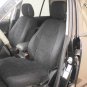 BMW 1 Series E87 2004–2011 TWO FRONT CUSTOM BLACK VELOUR SYNTHETIC CAR SEAT COVERS