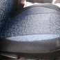 MERCEDES S-Class 1979-1992 W126 two Front Fancy Cotton & Synthetic Blue Black (K44) Car Seat Covers