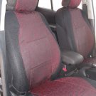 MERCEDES E-Class 1995-2002 W210 two Front Fancy Cotton & Synthetic Red Black (K45) Car Seat Covers